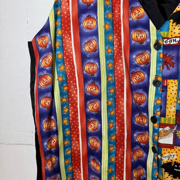 111 Main Colorful Halloween Vest - Picture 3 of 8